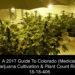 A 2017 Guide To Colorado (Medical) Marijuana Cultivation & Plant Count Rights 18-18-406