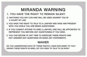 The Miranda Decision